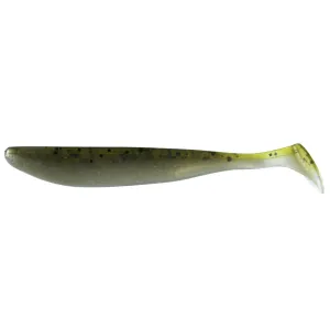 Zoom Boot Tail Fluke 4'' Green Pumpkin/Pearl 10pk