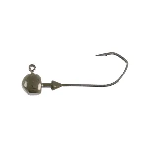 Missile Baits NedBall Head Jig Head 1/8 oz Green Pumpkin 3/ct