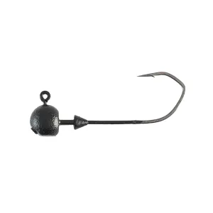 Missile Baits NedBall Head Jig Head 3/16 oz Black 3/ct