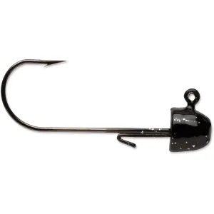 VMC Finesse HalfMoon Jig 1/8oz Black 4pk