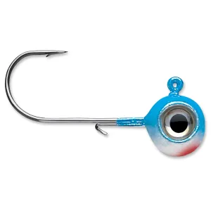 VMC Neon Moon Eye Jig 1/8 oz Blue White