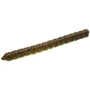 Zoom Centipede 4'' Green Pumpkin Red 20pk