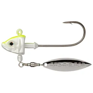 Strike King TG Spin Head 1/2 Chartreuse White