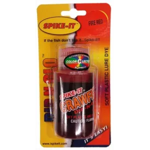 Spike It Dip-N-Glo Crawfish 2oz Fire Red