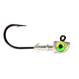Z Man DieZel Eye Jigheads 3/8oz 6/0 Charteuse 2pk
