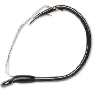 VMC Wacky Weedless Hook #1 Black Nickel