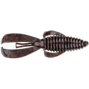 Strike King Rage Bug 4" Soft Bait Black Neon 7pk