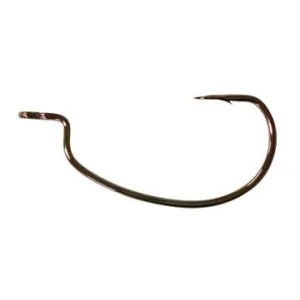 Owner Rig'n Hook Size 5/0  Black Chrome 5pk