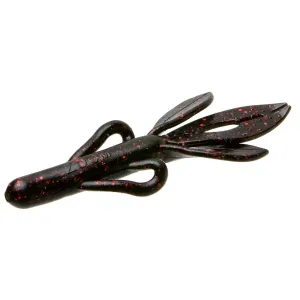 Zoom Super Hog 4'' Black Red Glitter 10pk