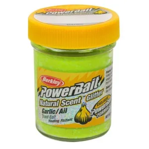Berkley Glitter Trout Bait Garlic Scent - Yellow