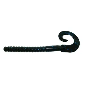 Berkley PB Power Worm 7'' Black Blue Fleck 13pk