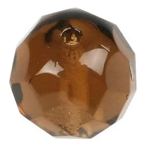 Top Brass 8mm Glass Beads Crawfish 20pk