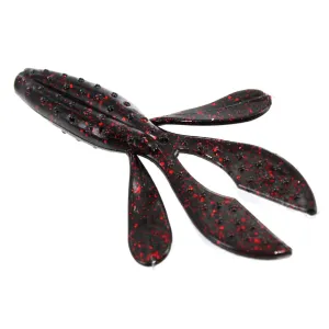 Zoom Z-Hog Jr 3.5'' Black Red Glitter 10pk