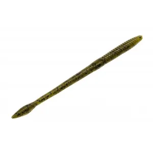 Strike King Finesse Worm 5'' Green Pumpkin 15pk