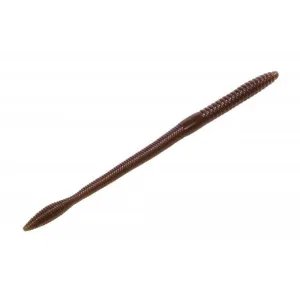 Strike King FinesseWrm 6.5'' Ox Blood 12pk