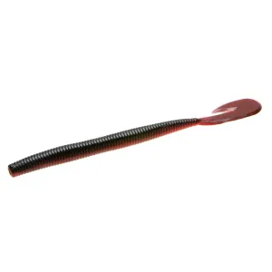 Zoom U-V Speed Worm 6'' Red Shad 15pk