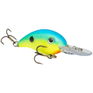 Strike King Pro-Model S3 Crankbait 2" 3/8 oz Powder Blue Back Chartreuse