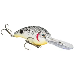 Strike King Pro Model S5 Crankbait 2-3/4" 5/8 oz Pearl/Blk Splatter w/Chart