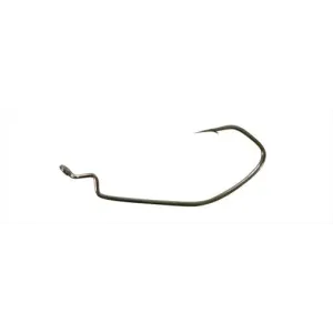 Owner Down Shot Offset Hook Size 2/0  Black Chrome 6pk