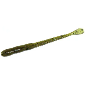 Zoom Meathead 4'' Green Pumpkin Blue 20pk