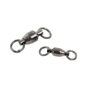 Spro BB Swivel 2 Split Rings Black Size 0  8pk