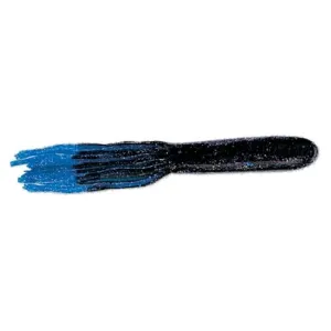 Strike King CoffeeTube 4.5'' Black Blue Flake Blue Tail