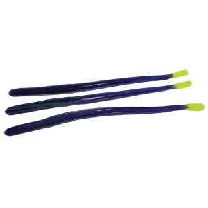 Roboworm Straight Tail 6'' June Bug Chartreuse 10pk
