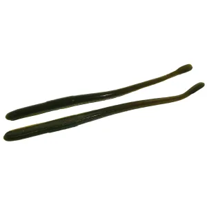 Roboworm Straight Tail 6'' Green Neon Pumpkin 10pk