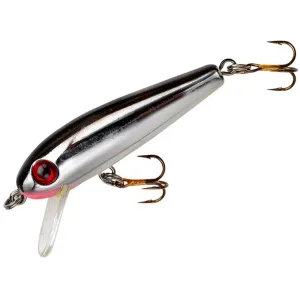 Rebel Minnow Jerkbait 1-5/8" Silver/Black