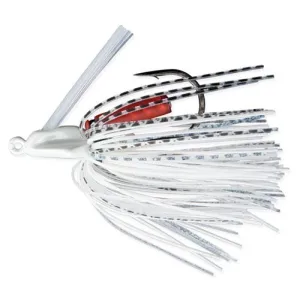 Booyah Swim'n Jig 3/8oz - White/White Shad