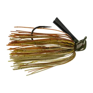 Strike King TG Skipping Jig 1/2oz Green Pumpkin Craw