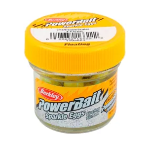 Berkley Power Eggs Floating Chartreuse with Scales