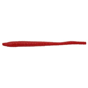 Berkley PB FltTroutWorm 3'' Fluorescent Red 15pk