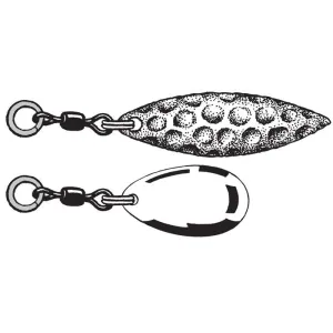 Owner Flashy Accent Willow Leaf Silver Small 4pk