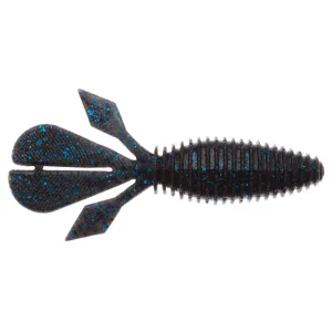 Z Man Palmetto Bugz 4'' Black Blue Flake 5pk