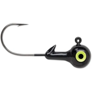 VMC Hard Ball Jig 1/4oz  Black 4pk