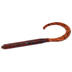 Zoom Curly Tail 4'' Moccasin Blue 20pk