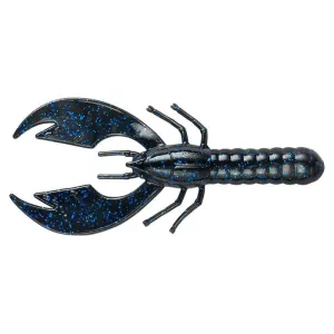 Yum Craw Papi 3.75'' Black Blue Flake 8pk