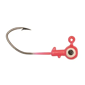 Eagle Claw Ball Head Jig Head w/Pro-V Hook 1/8 oz Pink