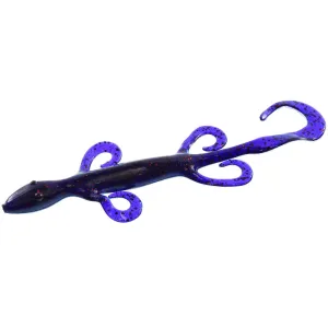 Zoom Lizard 6'' Grape Red Glitter 9pk