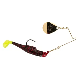 Strike King RedfishMagic 1/4 Blk Neon Chart Tail/Red Head