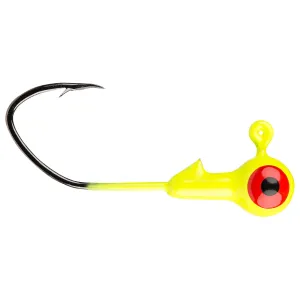 Mr Crappie Slab Slasher Jig Heads 1/16 oz Chartreuse 8/ct