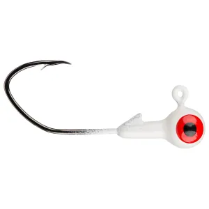 Mr Crappie Slab Slasher Jig Heads 1/16 oz Refrigerator White 8/ct