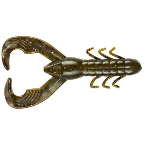 Yum Christie Craw 3.5'' Green Pumpkin Purple Flake 8