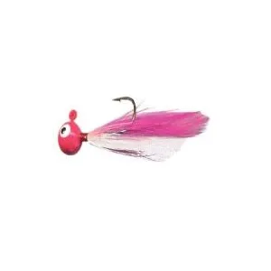 NotHead Feather Jig 1/16 Pink/White 2pk