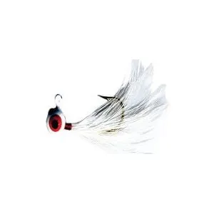 NotHead Feather Jig 1/16 White/White 2pk