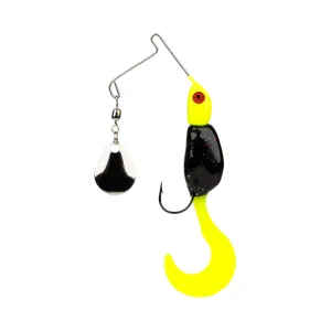 Mr Crappie Spin Baby Tuxedo Black