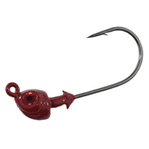 Strike King SW Flats JigHead Red 3pk