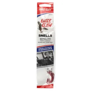EA Snelled Baitholder Red Size 2 6pk