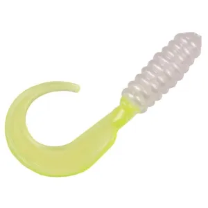 Mr Crappie Grub 2'' Pearl-Chart Tail 20pk